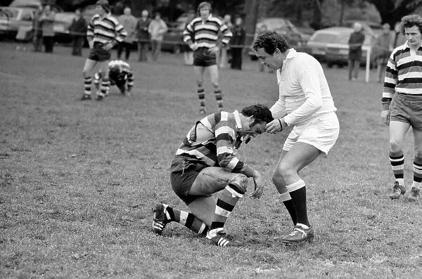 Rugby: London Welsh vs. Bath. January 1977 77-00102-006