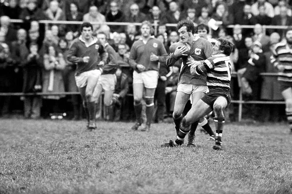 Rugby: London Welsh vs. Bath. January 1977 77-00102-020