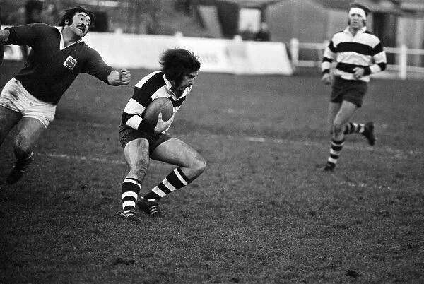 Rugby match, Llanelli v Coventry. 14th December 1974