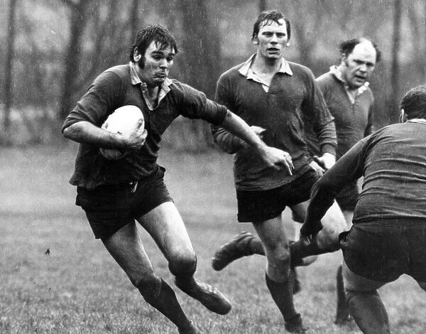 Rugby player Ian Darnell, circa 1980