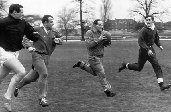 Rugby player Phil Judd. Circa 1966