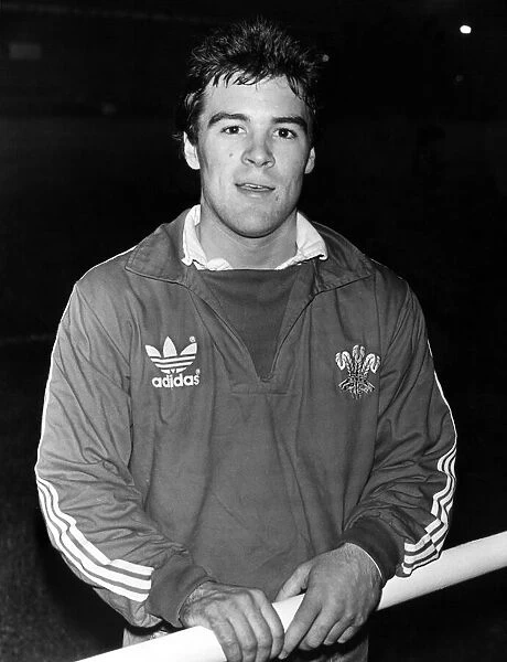 Rugby player Richard Wintle, London Welsh, 7th November 1988