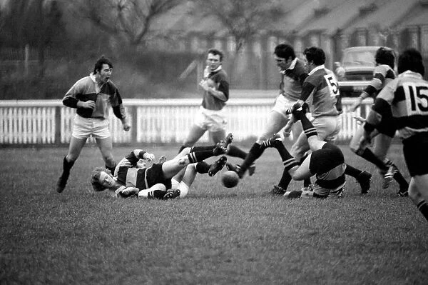 Rugby Union Matches: Harlequins (18) vs. Newport (6). December 1974 74-7565-008
