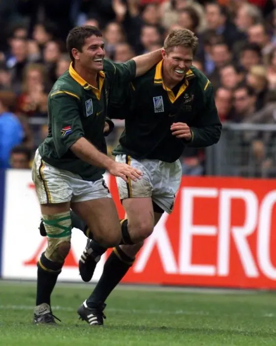  : Rugby Union World Cup 1999 England v South Africa Oct 1999 Van der Westhuizen