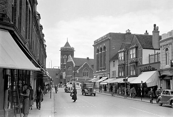 Ruggles. Chelmsford, Essex Street Scenes. June 1952 C3017