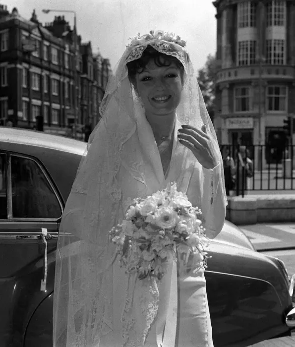 Framed Print : Rula Lenska star of Rock Follies married actor Brian Deacon in London June Framed Print : Rula Lenska star of Rock Follies married actor Brian Deacon in London June