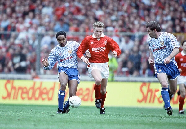 Rumbelows Cup Final at Wembley Stadium. Nottingham Forest 0 v Manchester United 1