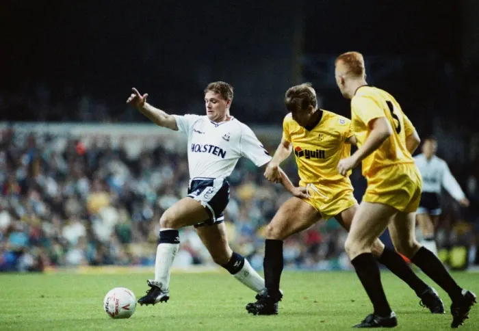 Framed Print : Rumbelows Cup Second Round First Leg match at White Hart Lane Framed Print : Rumbelows Cup Second Round First Leg match at White Hart Lane