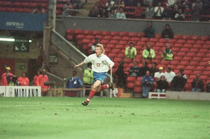 Framed Print : Russia 3-3 Czech Republic, Euro 1996 Group C match at Anfield Framed Print : Russia 3-3 Czech Republic, Euro 1996 Group C match at Anfield