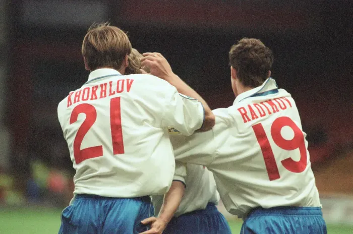 Framed Print : Russia 3-3 Czech Republic, Euro 1996 Group C match at Anfield Framed Print : Russia 3-3 Czech Republic, Euro 1996 Group C match at Anfield