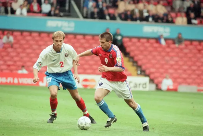 Framed Print : Russia 3-3 Czech Republic, Euro 1996 Group C match at Anfield Framed Print : Russia 3-3 Czech Republic, Euro 1996 Group C match at Anfield