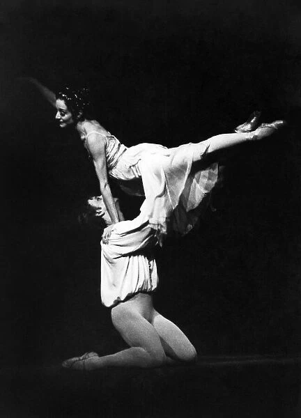 Russia ballet dancer Mikhail Baryshnikov in his debut with the Royal Ballet at Convent