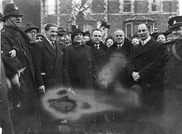 Russian trades union delegates seen here during a visit to The Reardon - Smith Lecture