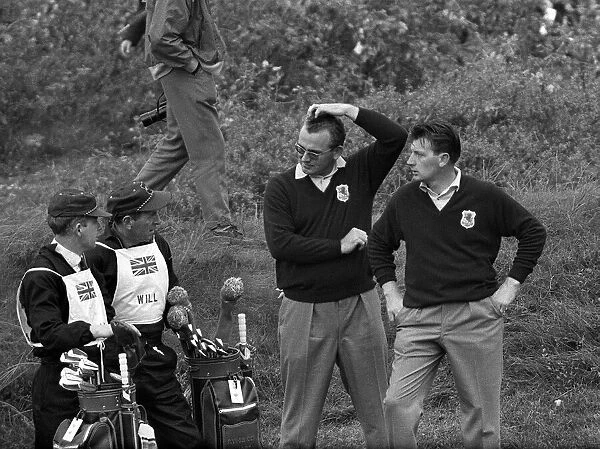 Ryder Cup Great Britain v USA Golf October 1965 The British pairing of Will
