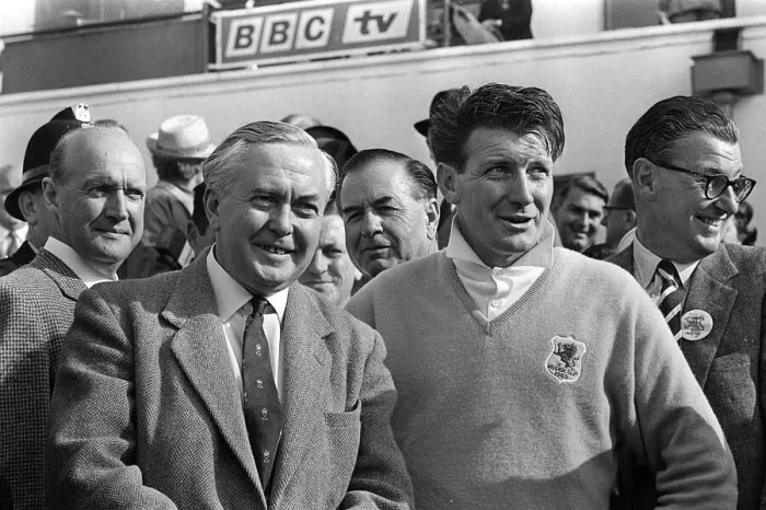 Framed Print : Ryder Cup Great Britain v USA Golf October 1965 British Prime Minister Harold Framed Print : Ryder Cup Great Britain v USA Golf October 1965 British Prime Minister Harold