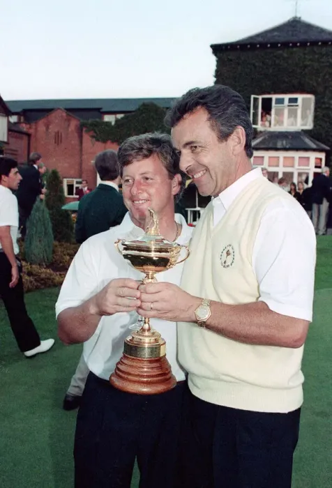 Framed Print : The Ryder Cup September 1989 Johnny Walker Ryder Cup 1989 Golf at The Belfry