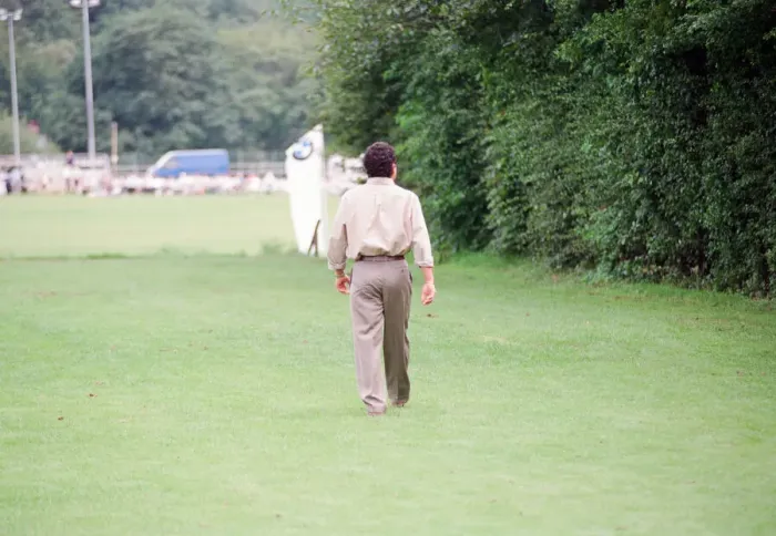 Framed Print : Sachin Tendulkar, first overseas signing for Yorkshire County Cricket Club