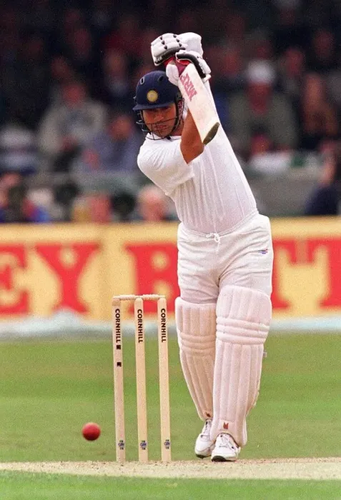 Framed Print : Sachin Tendulkar India hits another boundary during third test against England at Trent Framed Print : Sachin Tendulkar India hits another boundary during third test against England at Trent