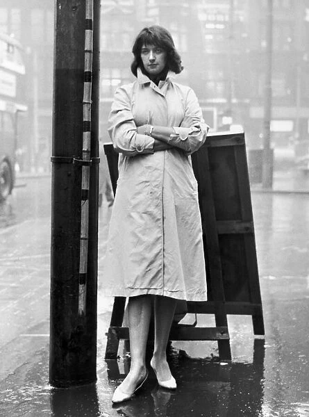 Salford born playwright Shelagh Delaney, pictured after a press conference reception