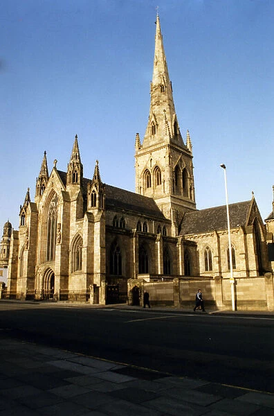 Salford Cathedral, Manchester. 21st January 1992. The Cathedral Church of St