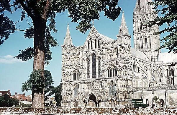 Salisbury Cathedral in Salisbury Wiltshire