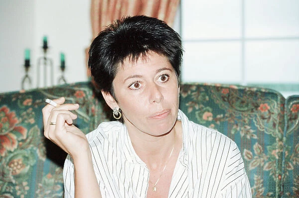 Sally Becker, British Aid Worker and Heroine, pictured at home in Hove, Sussex