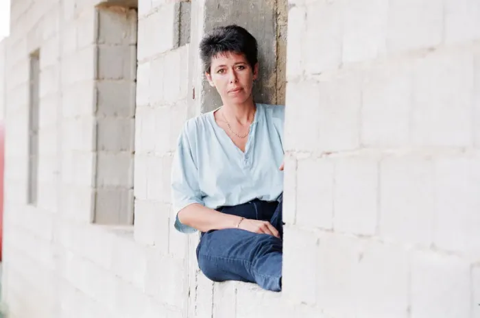 Framed Print : Sally Becker, British Aid Worker pictured August 1993. Returns to Mostar Framed Print : Sally Becker, British Aid Worker pictured August 1993. Returns to Mostar