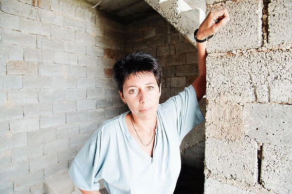 Sally Becker, British Aid Worker pictured August 1993. Returns to Mostar