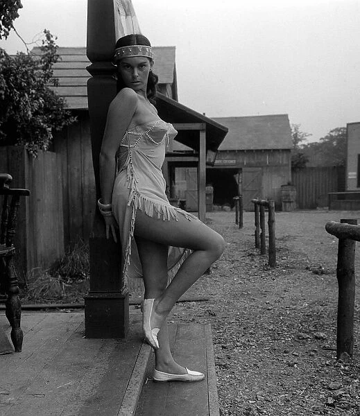 Sally Douglas as she appears in the film 'Carry on Cowboy'