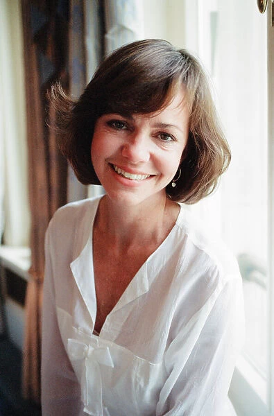Sally Field, american actress, in the UK to promote new film, Soapdish