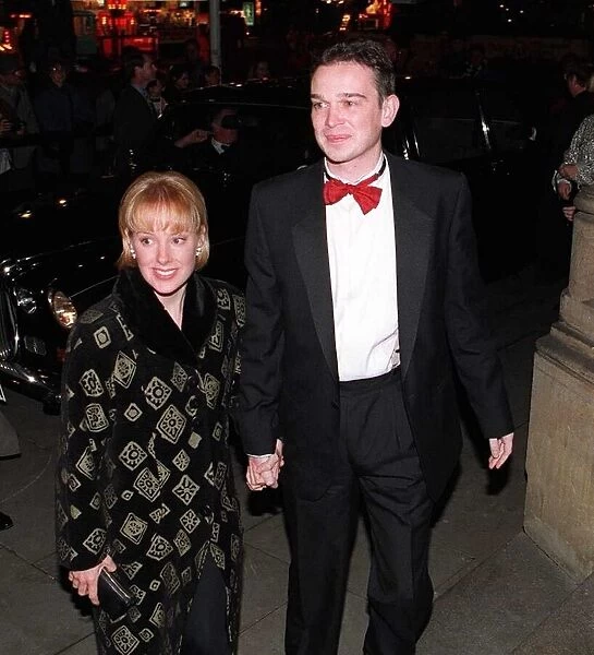 Sally Whittaker actress arrives with her husband for the 35th Anniversary party of