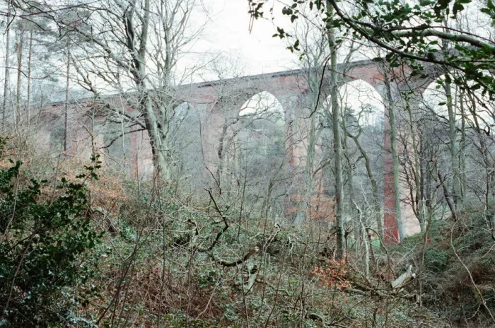 Framed Print : Saltburn Viaduct, Skelton Beck, Tees Valley, 25th March 1991 Framed Print : Saltburn Viaduct, Skelton Beck, Tees Valley, 25th March 1991