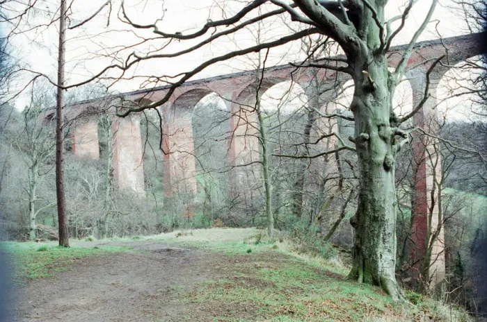 Framed Print : Saltburn Viaduct, Skelton Beck, Tees Valley, 25th March 1991 Framed Print : Saltburn Viaduct, Skelton Beck, Tees Valley, 25th March 1991