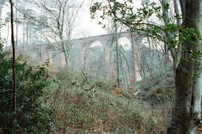 Framed Print : Saltburn Viaduct, Skelton Beck, Tees Valley, 25th March 1991 Framed Print : Saltburn Viaduct, Skelton Beck, Tees Valley, 25th March 1991