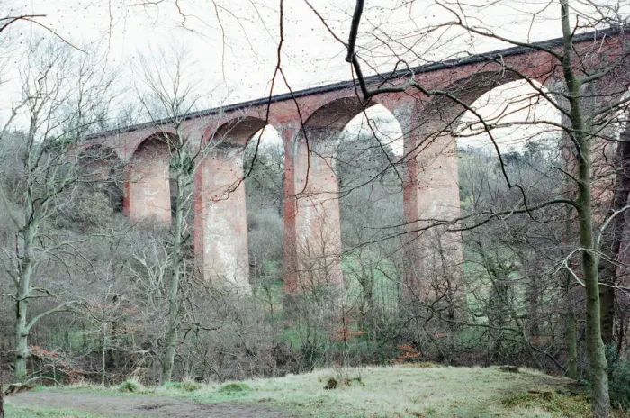 Framed Print : Saltburn Viaduct, Skelton Beck, Tees Valley, 25th March 1991 Framed Print : Saltburn Viaduct, Skelton Beck, Tees Valley, 25th March 1991