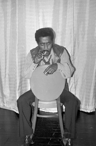 Sammy Davis Jnr. rehearsing for his new West End show 16th August 1969