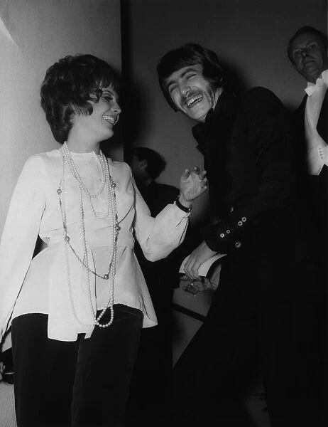 Sandie Shaw, singer with husband & fashion designer Jeff Banks March 1969
