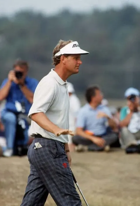 Framed Print : Sandy Lyle Scottish golfer July 1989 Framed Print : Sandy Lyle Scottish golfer July 1989