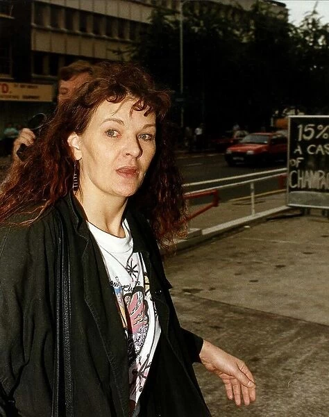 Sandy Ratcliff Actress leaving Highbury Magistrates Court Provided an alibi for her
