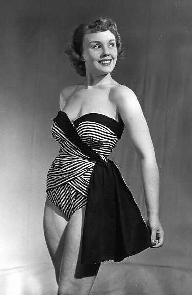 Sarong swimsuit beachwear 1952
