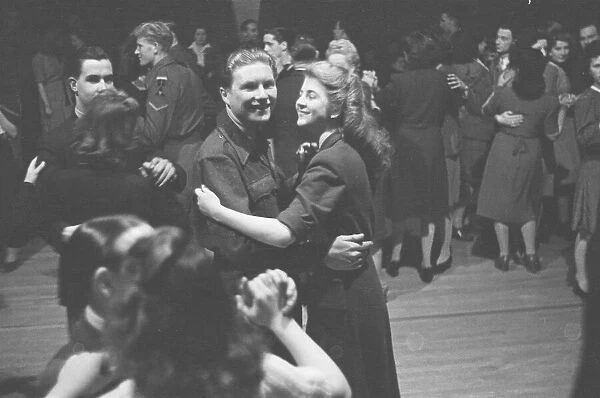 Saturday night dancing at Hammersmith Palais, London, Circa 1947