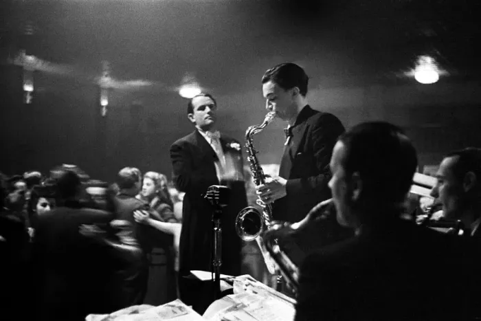 Framed Print : Saturday night dancing at Hammersmith Palais in London, with a band supplying the music
