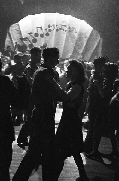 Saturday Night Dancing at Palais, Hammersmith. Circa 1945