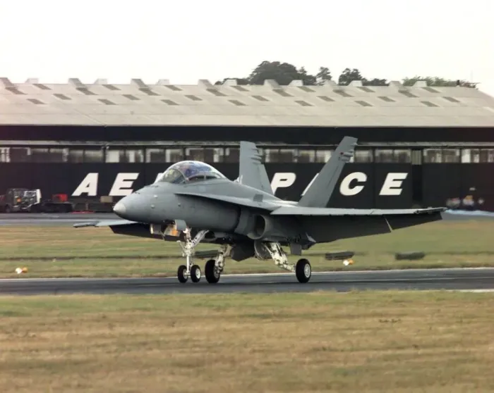 Framed Print : SBAC Farnborough Air Show. An American Navy FA18 Hornet fighter plane at the air Framed Print : SBAC Farnborough Air Show. An American Navy FA18 Hornet fighter plane at the air
