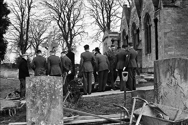 A full scale rehearsal of Sir Winston Churchills funeral is carried out in
