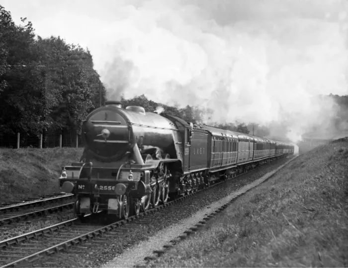 Framed Print : The Scarboro Flier on 24th July 1932 steaming down the line Framed Print : The Scarboro Flier on 24th July 1932 steaming down the line