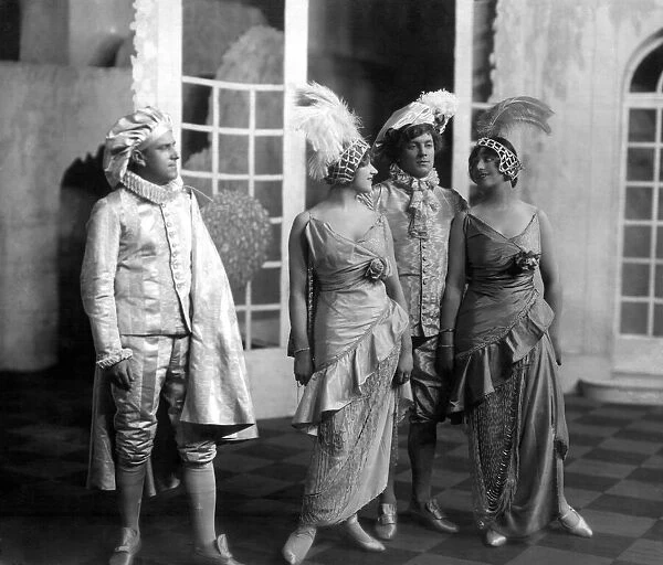 A scene from the 1914 London stage production of The Gaming Show at the Palace Theatre