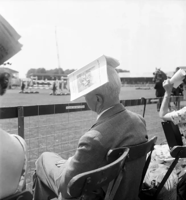 Framed Print : Scene from 1952. Richmond Horse show. June 1952 C2975-002 Framed Print : Scene from 1952. Richmond Horse show. June 1952 C2975-002