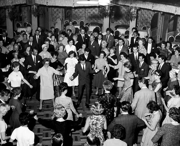 Scene at Cafe de Paris as Lionel Blair demonstrated the New Madison