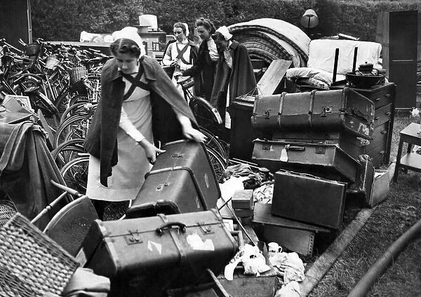 The scene following an air raid on Norwich Hospital. June 1942 P012280
